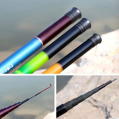 Vara de Pesca Telescópica Ultraleve Viagem Mão Super Dura Riacho Lago Polo Carpa Alimentador Varas de Pesca Portáteis Acessórios