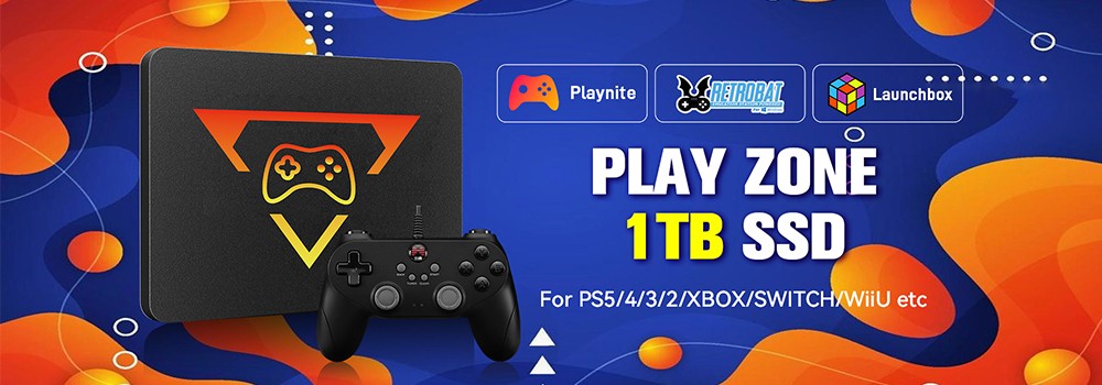 4K HD Retro Game Box Pixel Haven Video Game Console Plug&Play for TV 35500+Games for DC/PS1/PSP/SS/MAME/NES/Sega with Controller