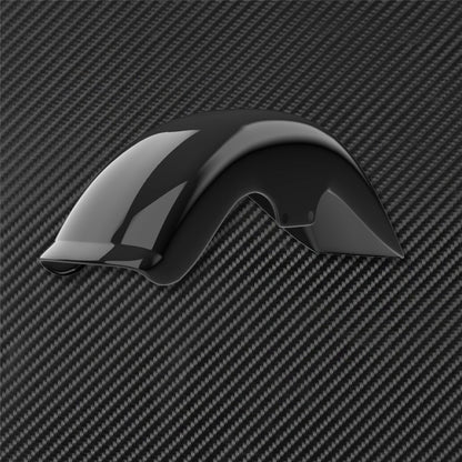 Para-lama dianteiro de plástico ABS preto brilhante para motocicleta Harley Softail 2006-2017 Fat Boy Special FLSTF 1450