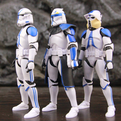 Star Wars 501st Legion ARF ARC Trooper Jesse Hardcase Commander Bane Denal Tup Dogma Boneco de Ação 6" Fase 2 Rex Team Clone Brinquedo