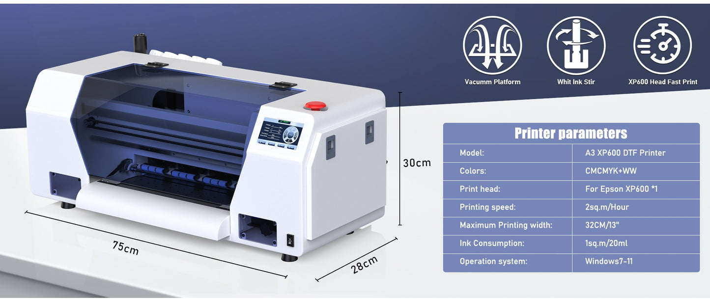 US Stock A3 L805 UV DTF Printer For Epson XP600 DTF Printer A4 A3 DTF Printer T shirt Printing Machine impresora dtf EU Stock