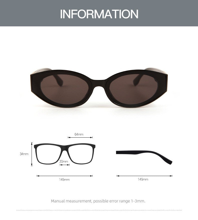 2025 Glamour Fashion Women Sunglasses Luxury Oval Designer Men Glasses Trend Classic Brand Unisex Shades UV400