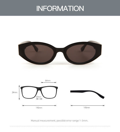 2025 Glamour Fashion Women Sunglasses Luxury Oval Designer Men Glasses Trend Classic Brand Unisex Shades UV400