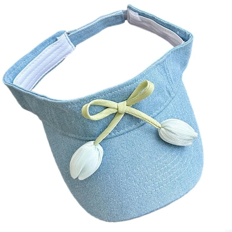 Women Casual Summer Sun Hat Adjustable and Breathable Hollow Top Outdoor Caps