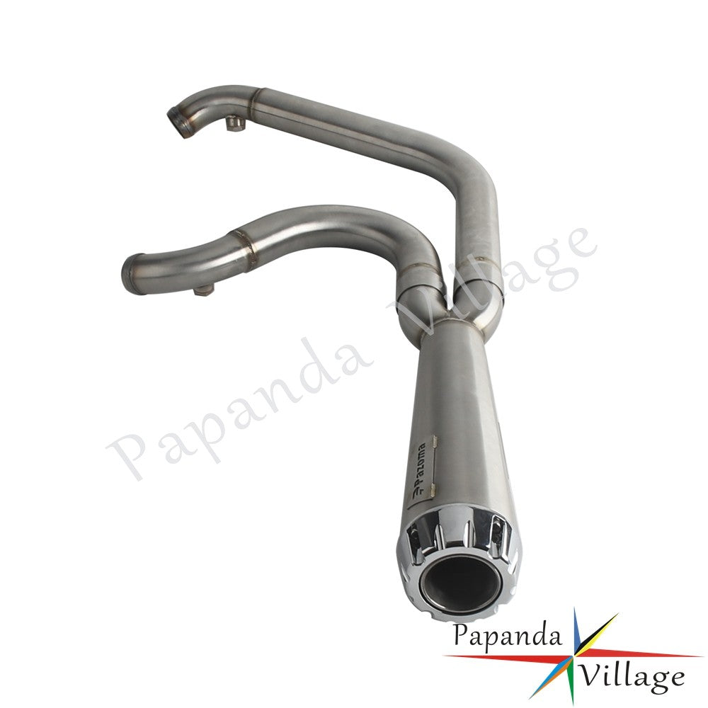 Motorcycle Full Exhaust Pipe Exhausts System Mufflers For Harley Dyna Wide Super Glide Fat Street Bob Low Rider FXDF 2006-2017