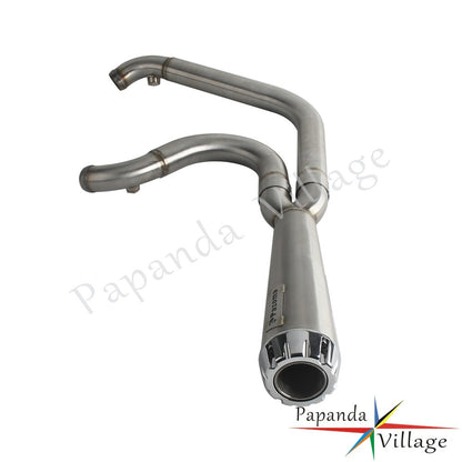 Motorcycle Full Exhaust Pipe Exhausts System Mufflers For Harley Dyna Wide Super Glide Fat Street Bob Low Rider FXDF 2006-2017