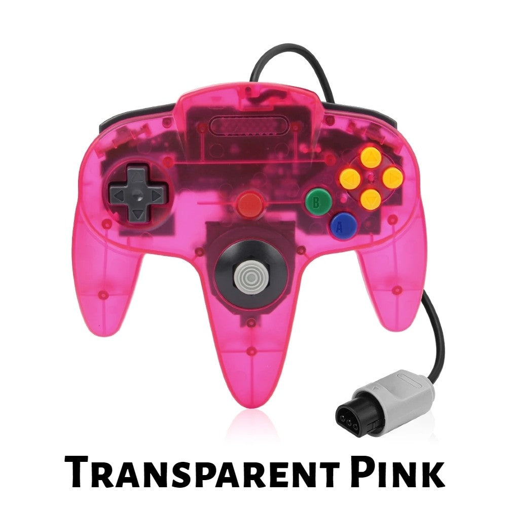 Wired Gamepad For NS 64 Host N64 Controller Gamepad Joystick For Classic Nintend 64 Console Games For Mac Computer PC