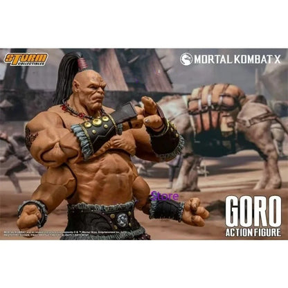 Em estoque Original STORM TOYS Storm Mortal Kombat GORO Boneco de Anime Modelo Colecionável Presente