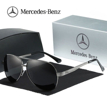 For Mercedes Benz A B C E S V Class GLB GLC GLE AMG Pilot SLK SLC ML Car High Men Anti Glare Driver Goggles Polarized Sunglasses