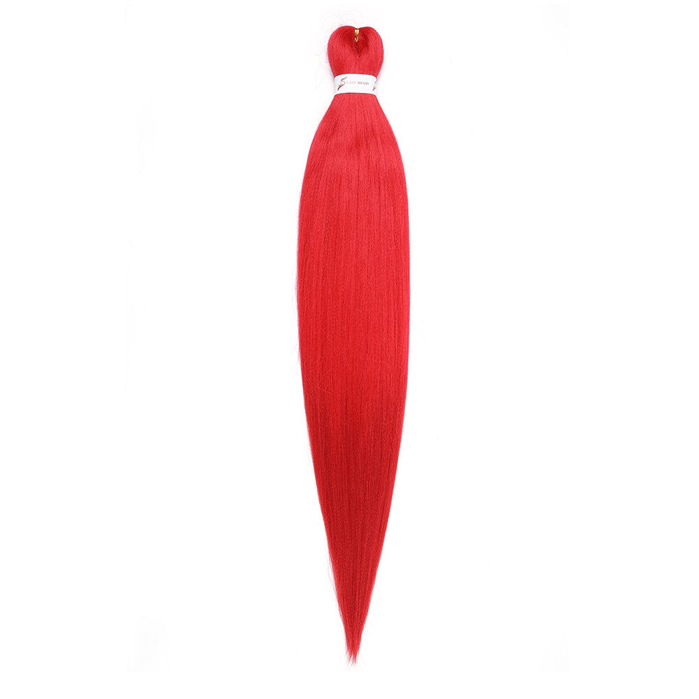 Cabelo Sintético Trançado Pré-esticado Profissional Sem Coceira Fibra Que Sela Em Água Quente 30'' Ombre Textura Yaki Extensões de Cabelo para Trança