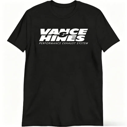 VANCE HINES Printed Fashion Man's T-SHIRT Inspired Motorcycle Racing Exhaust Systems Men T Shirt Casual Harajuku Soft Summer Tee