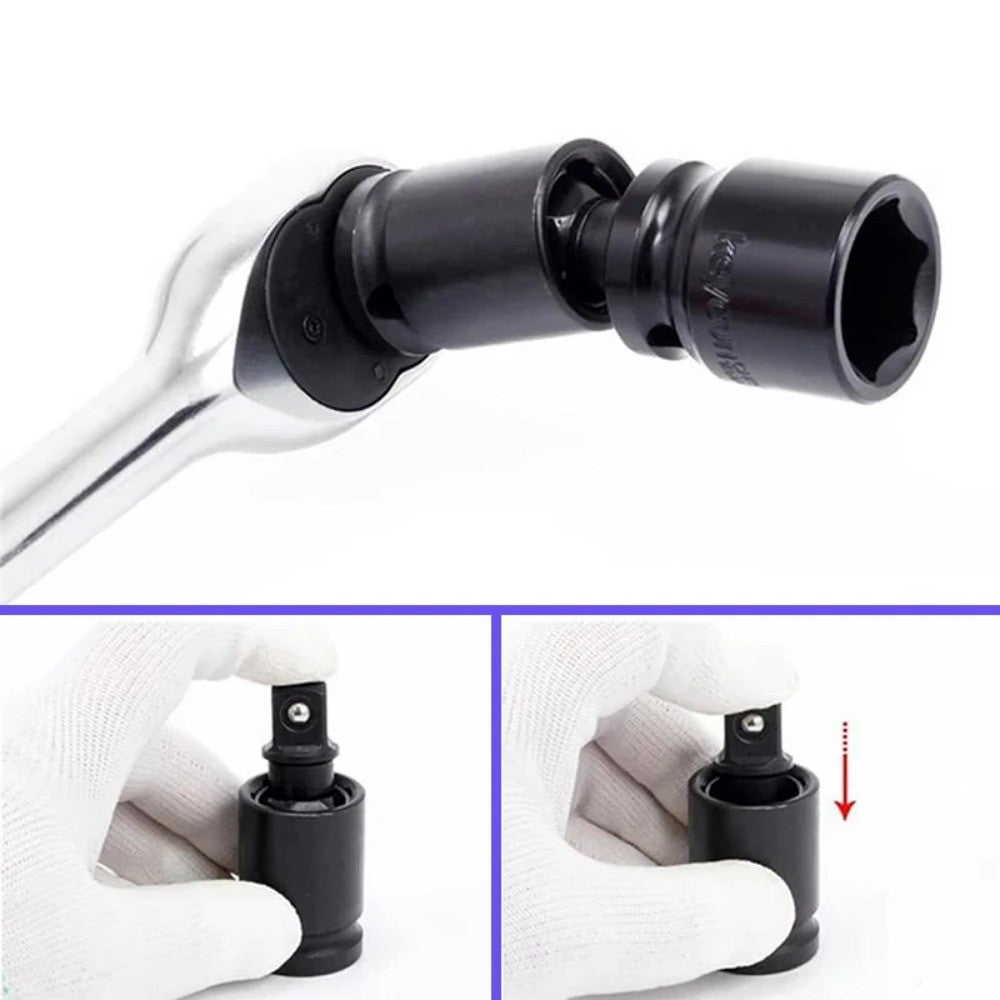 Adaptador de Soquete Conversor de 6/4/1 Peças 3/4 1/2 3/8 1/4 Polegadas Juntas de Chave de Impacto Adaptador de Catraca Ferramentas de Reparo