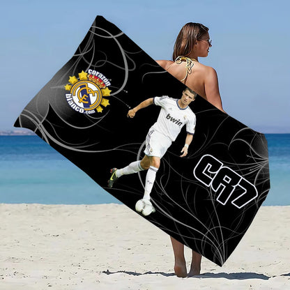 Cristiano Ronaldo Spa Personal Care Beach Towel For Bath Towels Bathroom Set Accessories Sauna Turban for Hair Drying Large Home