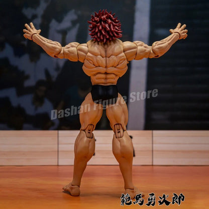 ST Baki Hanma Filho de Ogro Boneco de Ação Hanma Yuujiro Estatueta Ko Luta PVC Coleção Anime Yujiro Figuras Modelo Brinquedos Presentes