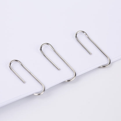 200pcs/box Paper Clips Durable and Rustproof Metal Paperclips for Home School Office Document Organizing Supplies