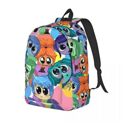 Anime Movie Inside-Out 2 Movie 2024 Backpack for Men Women Teenage Student Work Daypack College Shoulder Bag Sports