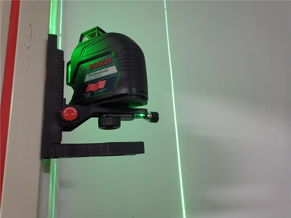 Nível a Laser Verde Bosch 12 Linhas 360 Nível a Laser GLL3-60XG Projeção de Linha de Marcação para Decoração Residencial Nível a Laser para Exterior