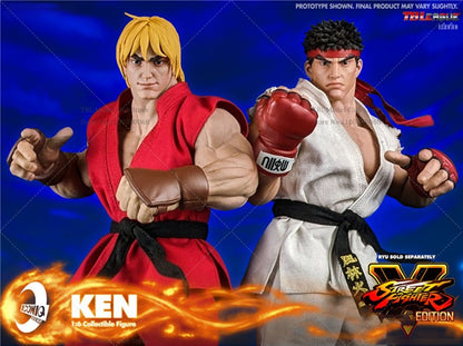 Iconiq Studio Capcom IQGS-04 Escala 1/6 Ken Masters Jogo de Luta de Rua Clássico Japonês 12 polegadas Conjunto Completo Boneco de Ação Soldado