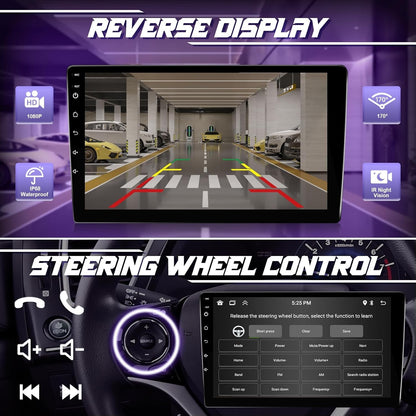 Tela sensível ao toque de 9'' para Honda Civic 2013-2017 Estéreo Android Rádio WiFi GPS Navegação Câmera Traseira FM Player Multimídia Unidade Principal