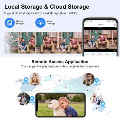 5MP WiFi Camera Indoor Built in Battery Security Protection Mini Camera IR Night Vision Smart Portable CCTV Video Surveillance