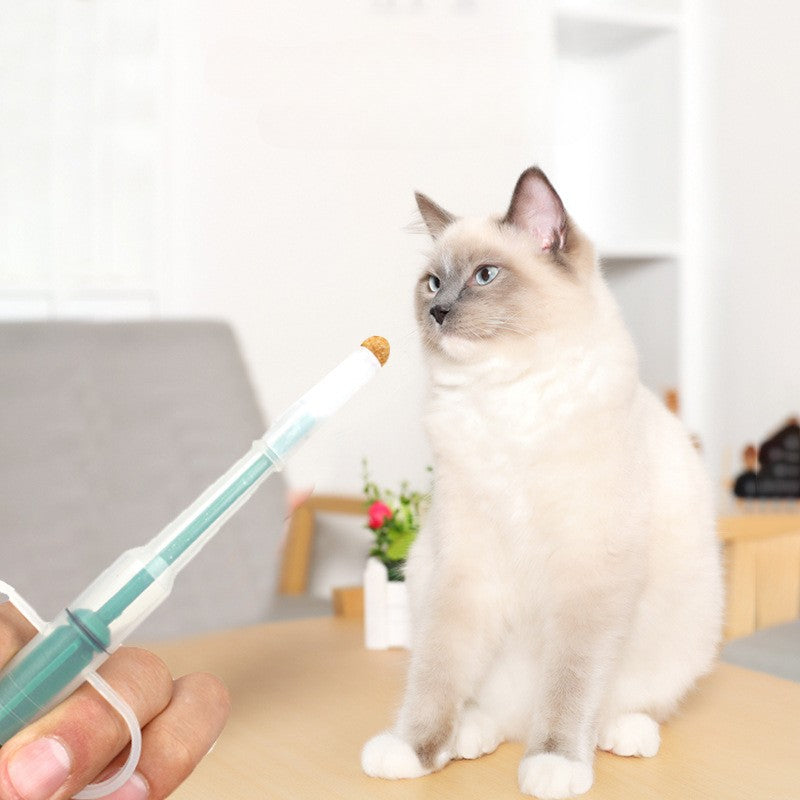 Dispensador de Remédios para Animais de Estimação, Alimentador de Comprimidos para Gatos, Seringa Alimentadora de Ponta Macia, Alimentador Multiuso, Aplicador de Comprimidos para Gatos, Aplicador de Pílulas para Animais de Estimação