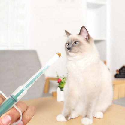 Dispensador de Remédios para Animais de Estimação, Alimentador de Comprimidos para Gatos, Seringa Alimentadora de Ponta Macia, Alimentador Multiuso, Aplicador de Comprimidos para Gatos, Aplicador de Pílulas para Animais de Estimação