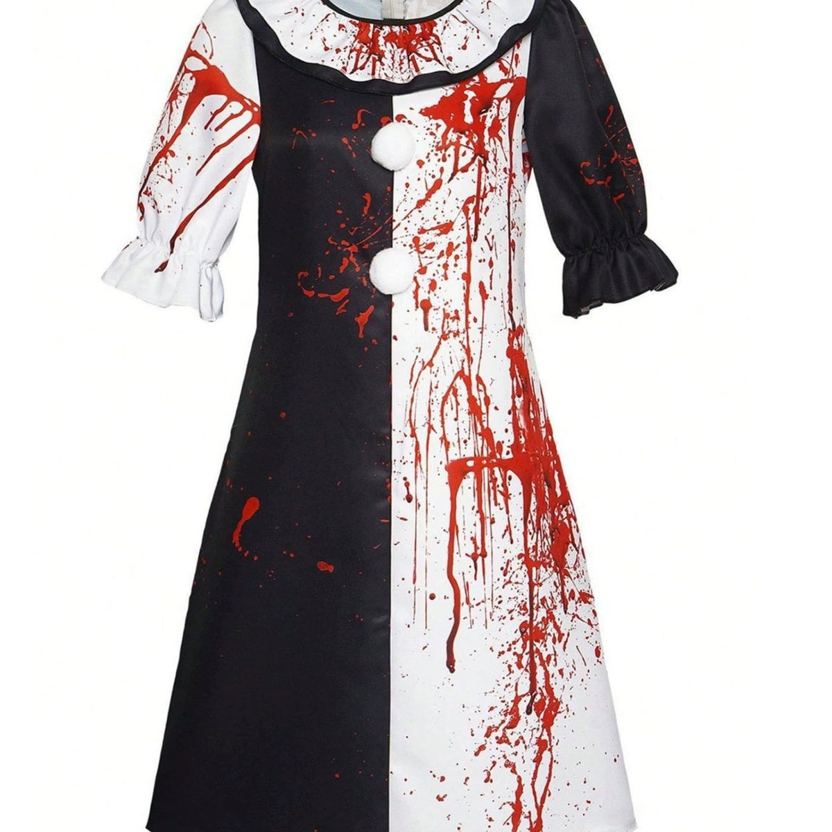 HOT Terrifierr Cosplay Costume 1 Set Female Or Male Horror Carnival Party Skin-Tight Killer Clowns Jumpsuit for HalloweenCostume