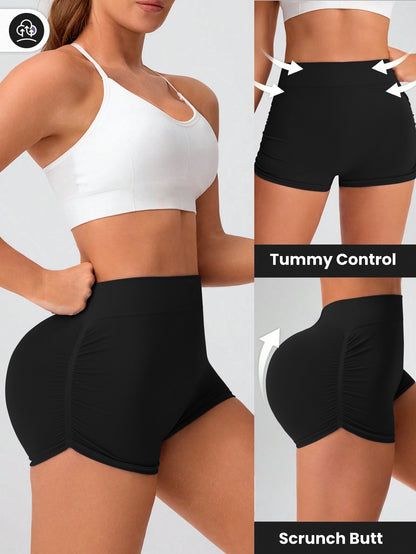 Workout Shorts for Women Seamless Scrunch Short Gym Yoga Running Sport Active Exercise Fitness Shorts
