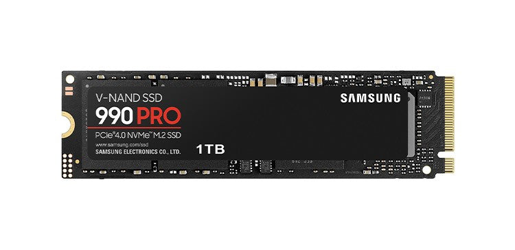 SSD SAMSUNG 990 PRO 4 TB PCIe 4.0 M.2 2280 Interno de Estado Sólido para Computação de Ponta Jogos Workstation de Uso Intenso