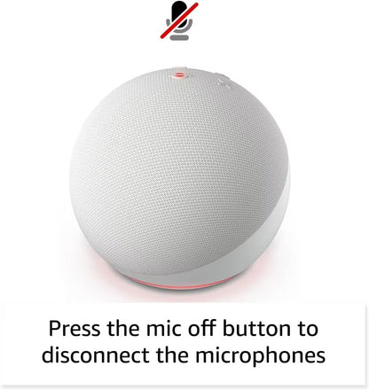 Alaxe Mini Alto-falante Bluetooth Echo Dot 5ª Geração Exterior Sem Fio Bluetooth Mini Alto-falante RGB Subwoofer Esférico para Casa