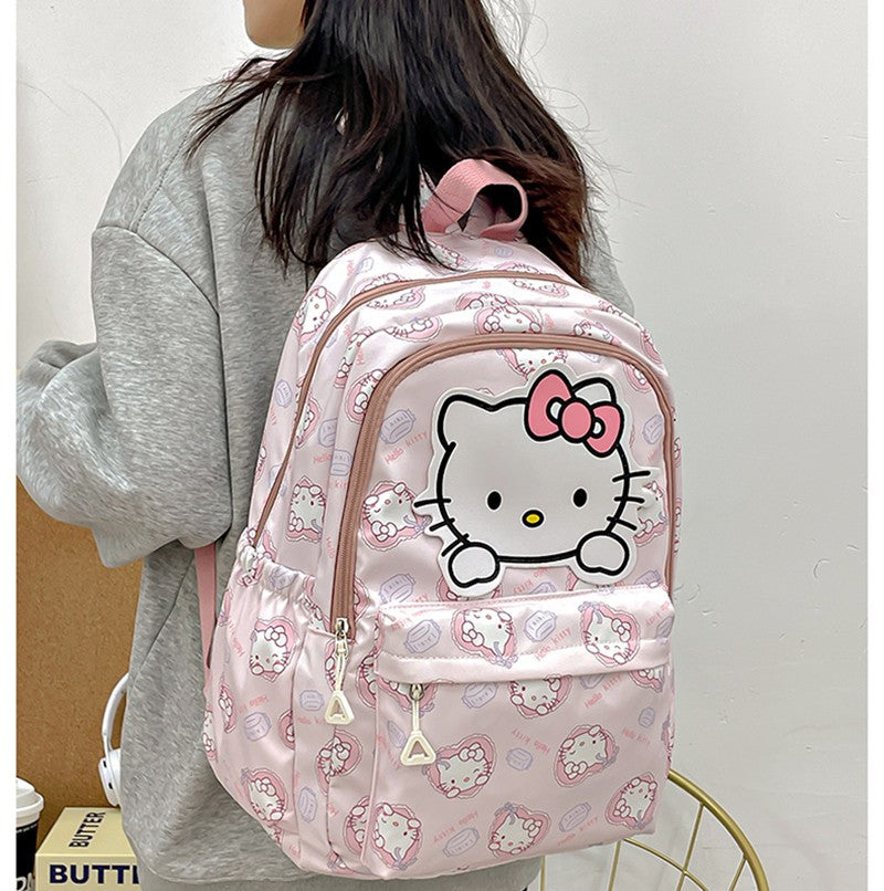 Mochilas infantis de desenho animado de grande capacidade, mochila escolar fofa para meninos e meninas, bolsa de ombro de alta qualidade.