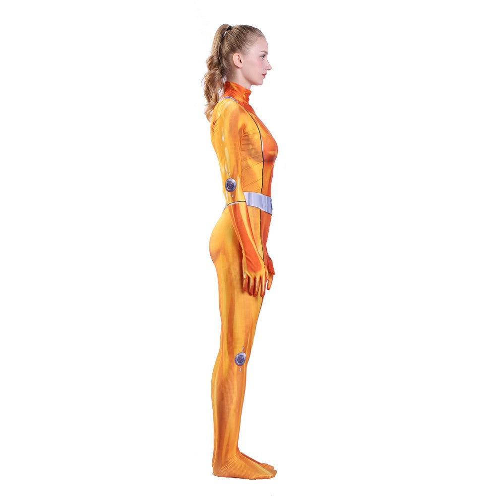 Totally Spies Cosplay Costume Sam Clover Alex Zentai Jumpsuits Mandy Britney Bodysuit Halloween Suit