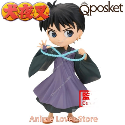 Em estoque Bandai Banpresto Original Q Posket Inuyasha Sesshoumaru Higurashi Kagome Miroku shippou Anime Figure Brinquedos presente
