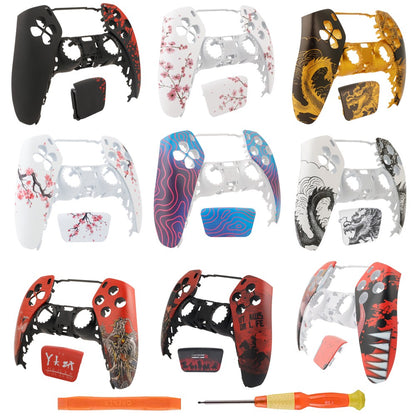 Replacement Front Shell with Touchpad For PS5 DualSense Controller BDM-010/020/030/040/050 Faceplate Housing DIY Custom Mod