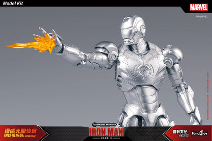 26CM Fondjoy Original Iron Man 1/7 MK42 MK43 1/12 MK1 MK2 MK3 MK4 MK5 MK6 Assembled Tony Stark Action Figure Collect Toy Gift