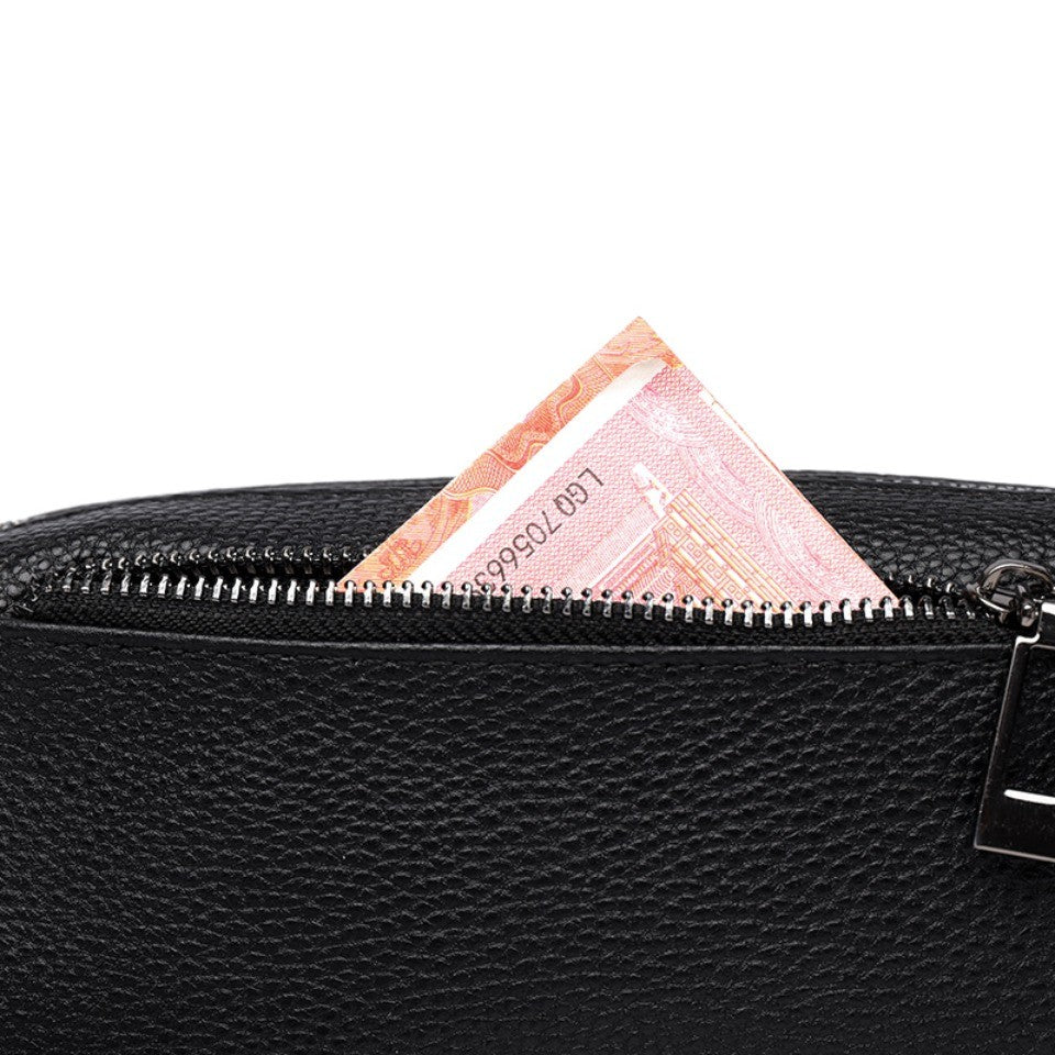 100% Genuine Cow Leather Wallet Purse Luxury Handbags Women Bags Designer Ladies Clutches Bags for Women Top Quality Phone Sac