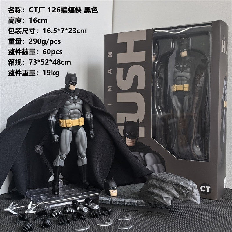 CT Toys Batman Figure Batman Mafex 105 Blue Version Bat Man Action Figures DC Justice League Hush Figurine Collection Toy gifts