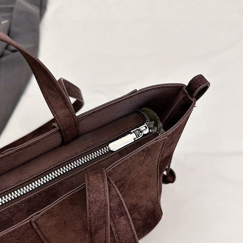 Large Capacity PU Leather Shoulder Bags for Women 2025 Luxury Designer Crossbody Bag Females Brand Retro New Handbags and Purses