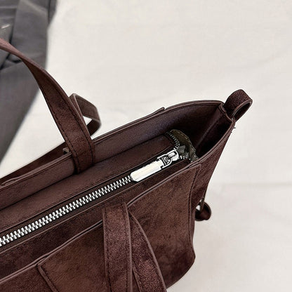 Large Capacity PU Leather Shoulder Bags for Women 2025 Luxury Designer Crossbody Bag Females Brand Retro New Handbags and Purses