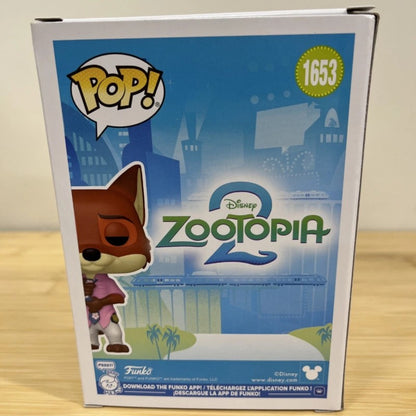 Funko Pop Oficial Genuíno Zootopia Boneco de Ação Modelo Boneco de Ação Judy Hopps Nick Wilde 1652 1653 Bonecos de Vinil