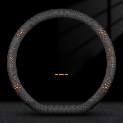 O/D Type Nappa Leather Car Steering Wheel Cover Universal Steering Wheel Cover Steering Wheel Accessories Anti Slip Handle Cover
