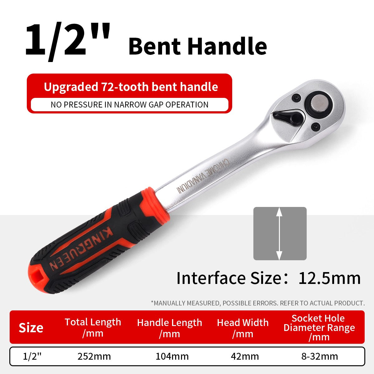 Chave Catraca Rápida Fosca Resistente a Óleo 72 Dentes Unidade de 1/4 3/8 1/2 Polegadas Soquete Bidirecional Chave Voadora Ferramenta Manual DIY de Reparo