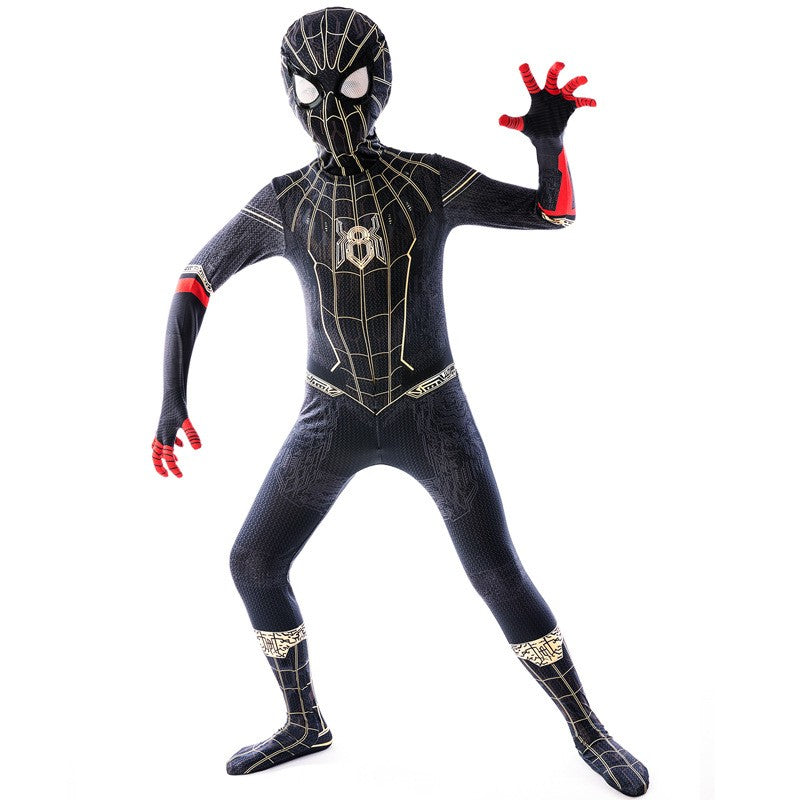Anime Superhero Costume Miles Morales Cosplay Zentai Bodysuit Halloween Costumes Kids Superhero Costumes Movie Characters