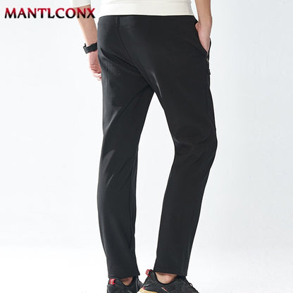 Calças Casuais Masculinas Respiráveis Secagem Rápida Reta Cós Elástico Jogger Moletom Coreano Clássico Esportivo Plus Size 4XL 5XL
