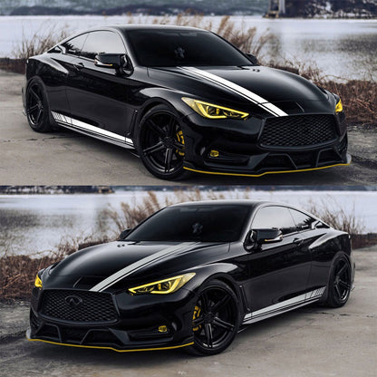 Adesivos de Vinil para Carro Decalque para Capô Audi BMW Mercedes Ford VW Toyota Nissan Kia Renault Hyundai Skoda Acessórios de Tuning Automotivo
