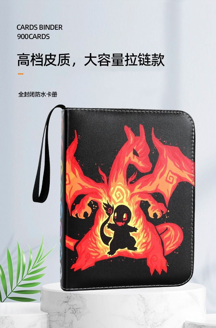 Stock Pokemon Card Binder 400 Pocket Anim Card Holder Album Trading Card Holder Protector Notebook Binder For Cards Collection