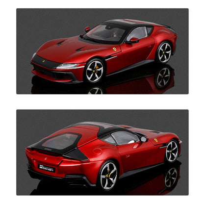 Novidade em Estoque Bburago 1:43 Ferrari 12cilindri Liga Miniatura Modelo Diecast Ferrari 296 Gtb Ferrari Purosangue Modelo de Carro Brinquedo Presente