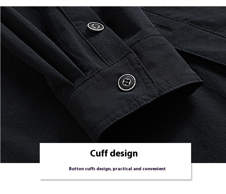 Summer Men Casual Breathable Long Sleeve Shirts Mens Military Cargo Multi-Pocket Shirt Man Outdoor Safari Work Shirt Blouses Top