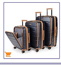 Expandable Luggage Set 2 Piece Softshell Suitcase 20inch Carry-on Luggage & 28inch Checked Luggage for Travel or Business
