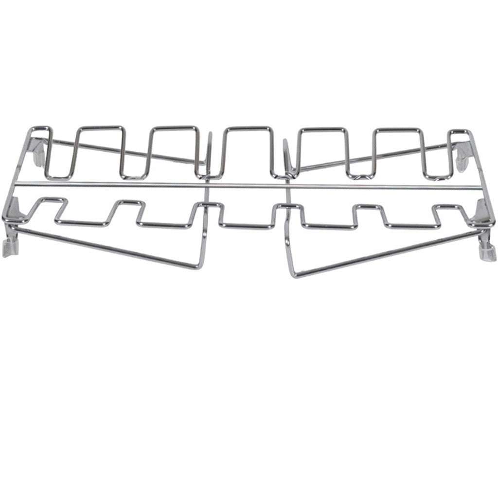 Folded Roast Rack Roast Chicken Leg Rack Chicken Wing Leg Rack Grilling BBQ Non-Stick Barbecue Rib Stainless Steel